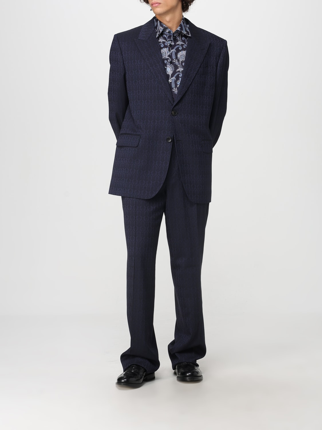 ETRO SHIRT: Shirt men Etro, Blue - Img 2