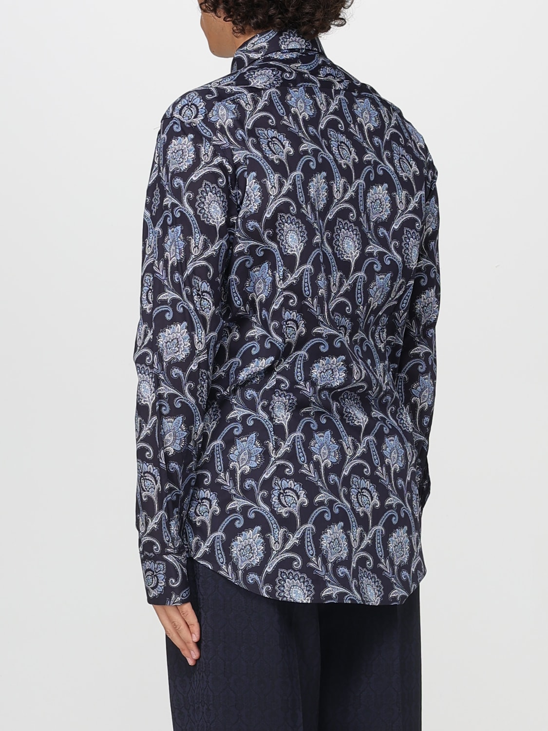 ETRO SHIRT: Shirt men Etro, Blue - Img 3