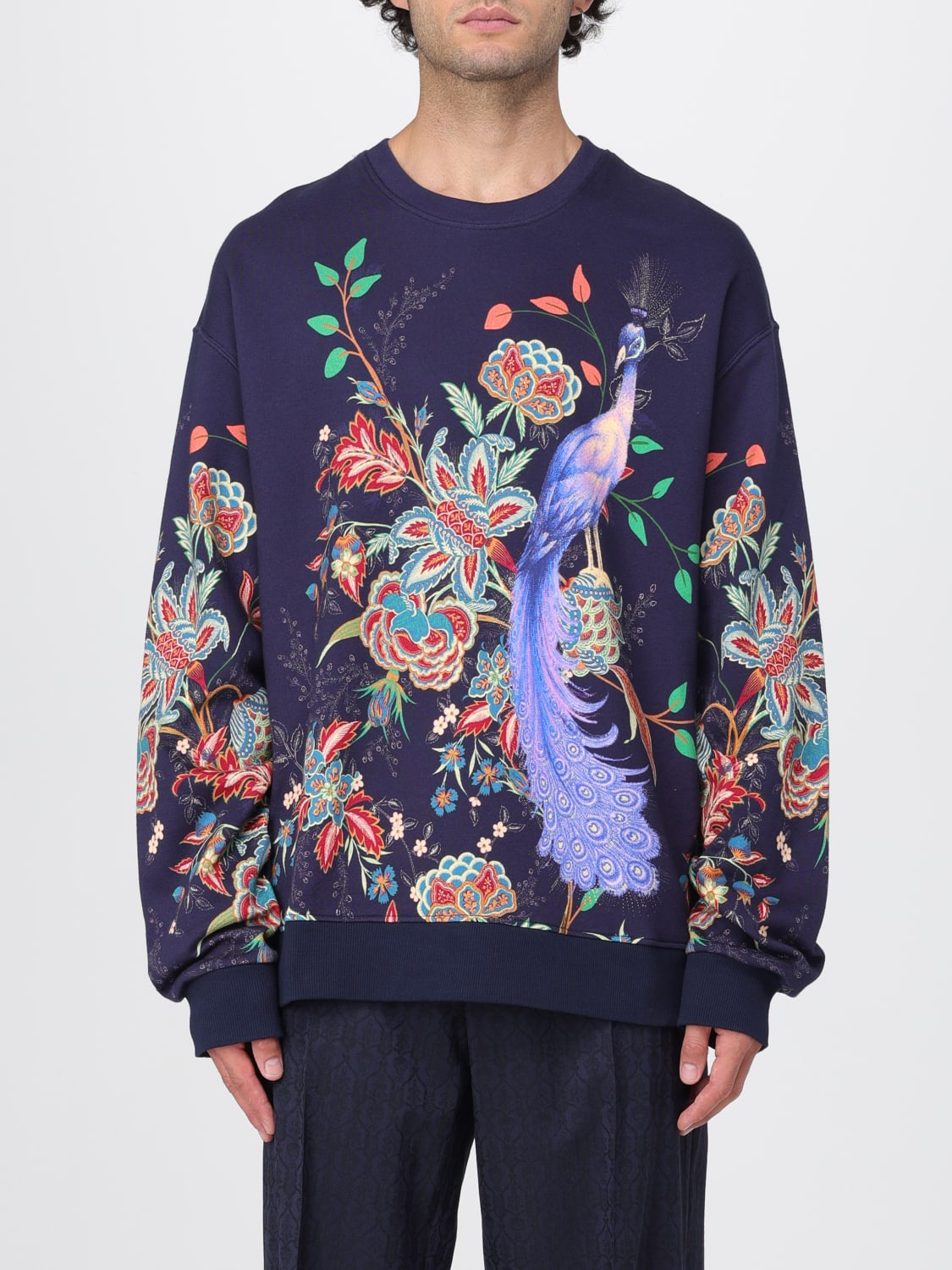 ETRO SWEATER: Sweater men Etro, Blue - Img 1