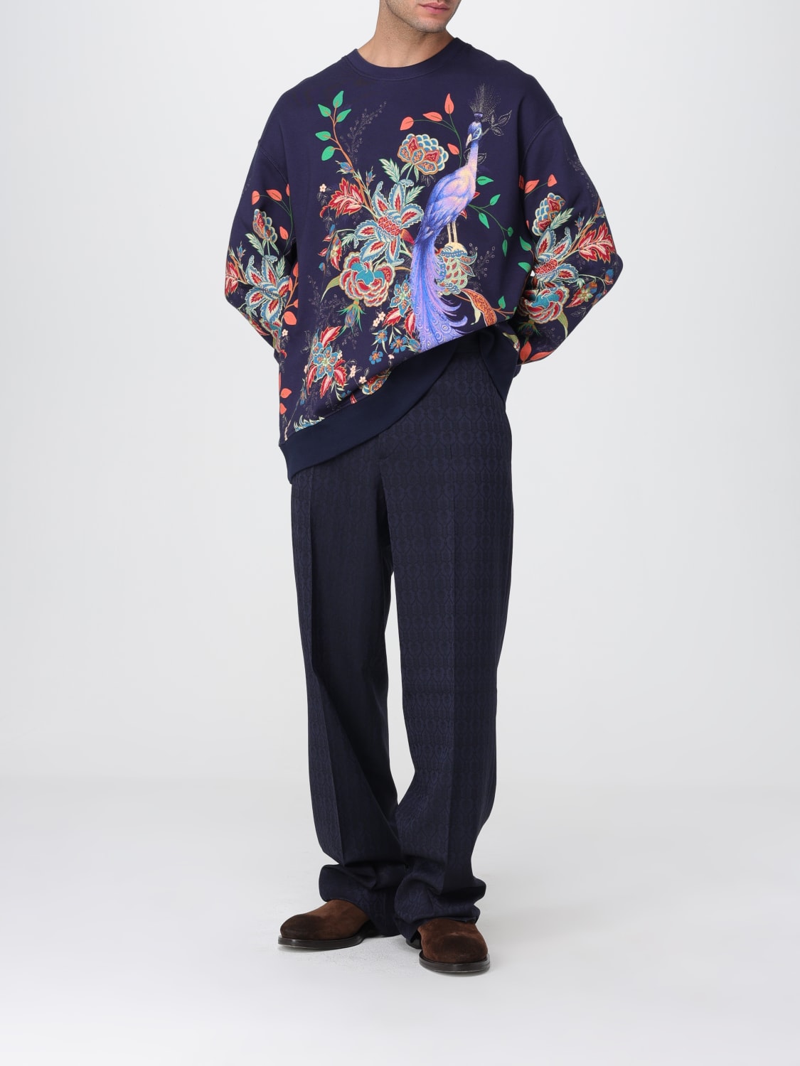 ETRO SWEATER: Sweater men Etro, Blue - Img 2