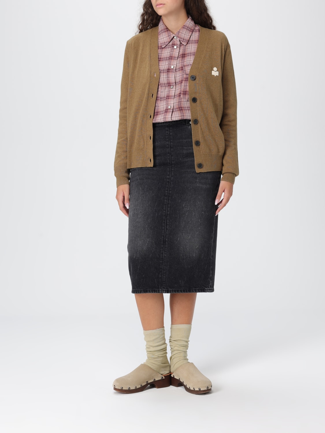 ISABEL MARANT ETOILE PULL: Pull femme Isabel Marant Etoile, Kaki - Img 2