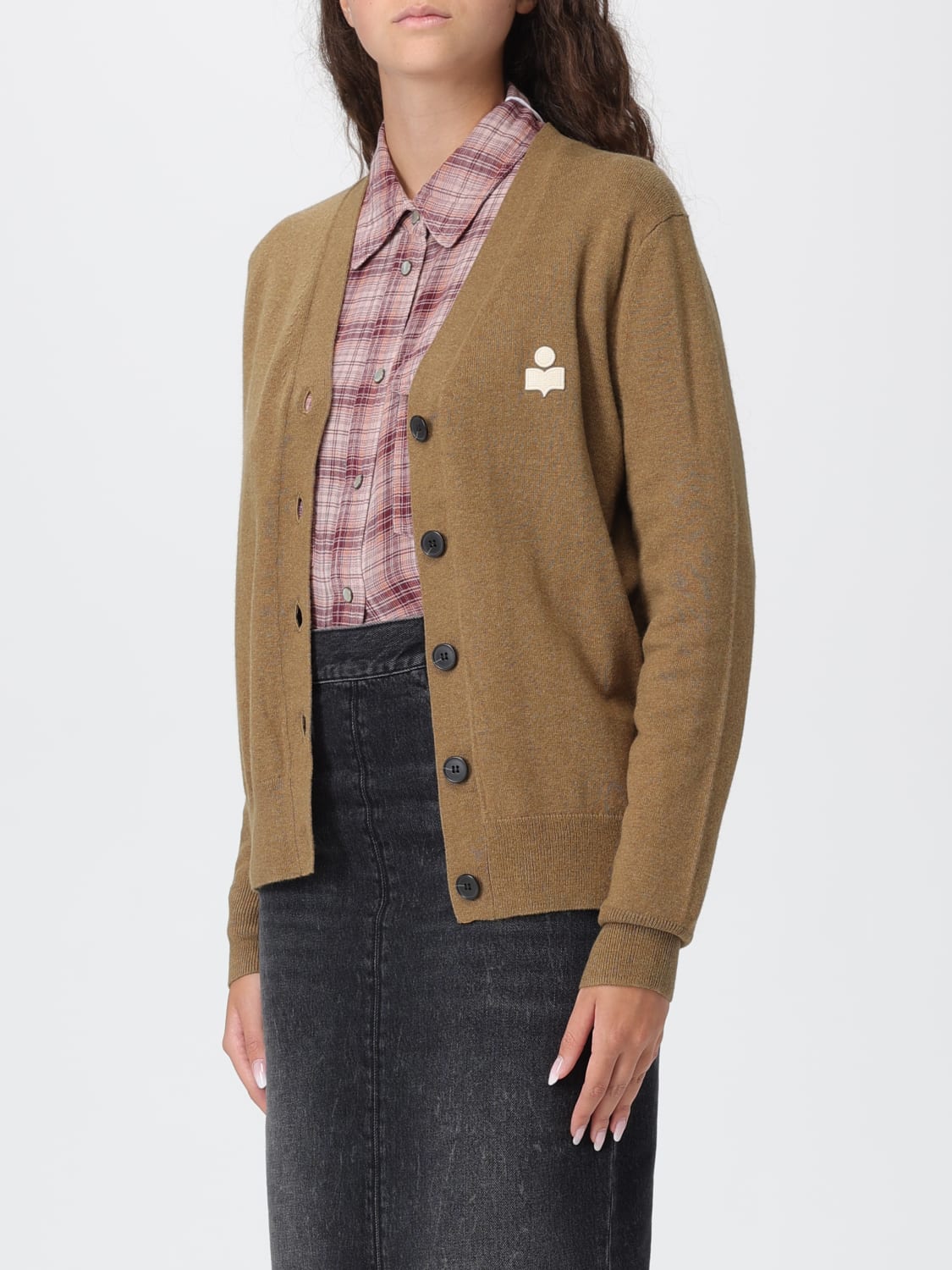 ISABEL MARANT ETOILE PULL: Pull femme Isabel Marant Etoile, Kaki - Img 4