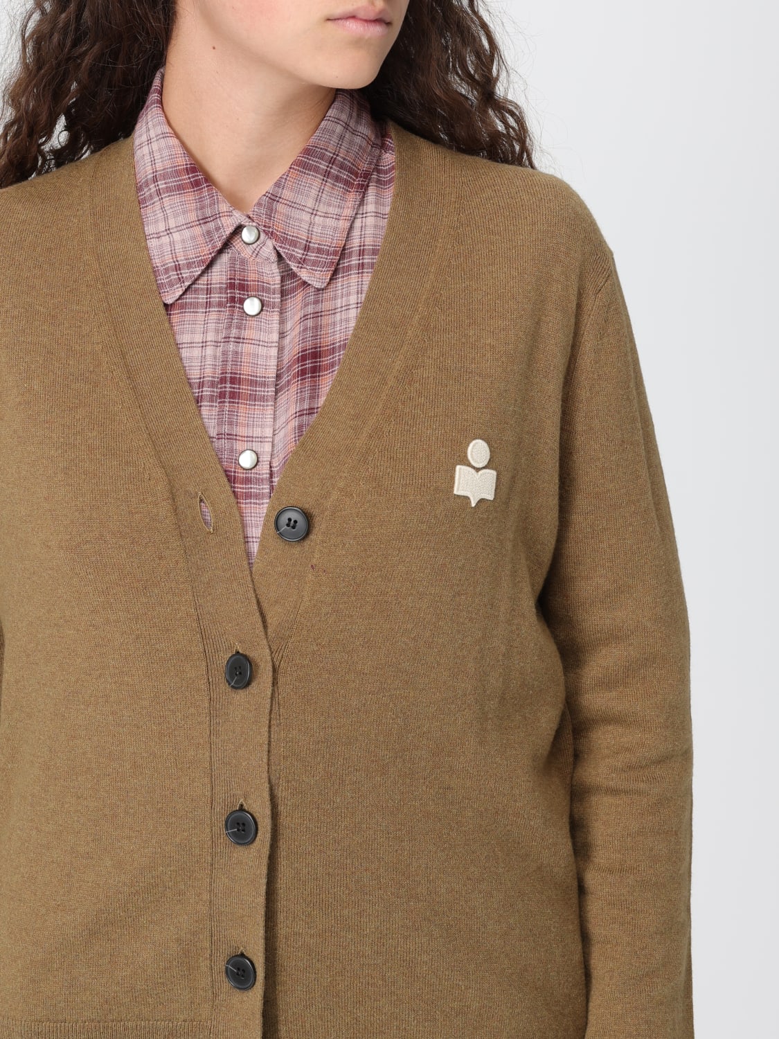 ISABEL MARANT ETOILE PULL: Pull femme Isabel Marant Etoile, Kaki - Img 5