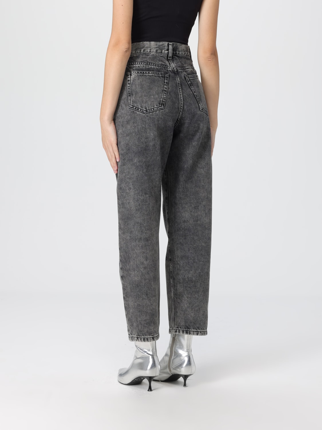 PINKO VAQUEROS: Vaquero mujer Pinko, Gris - Img 3