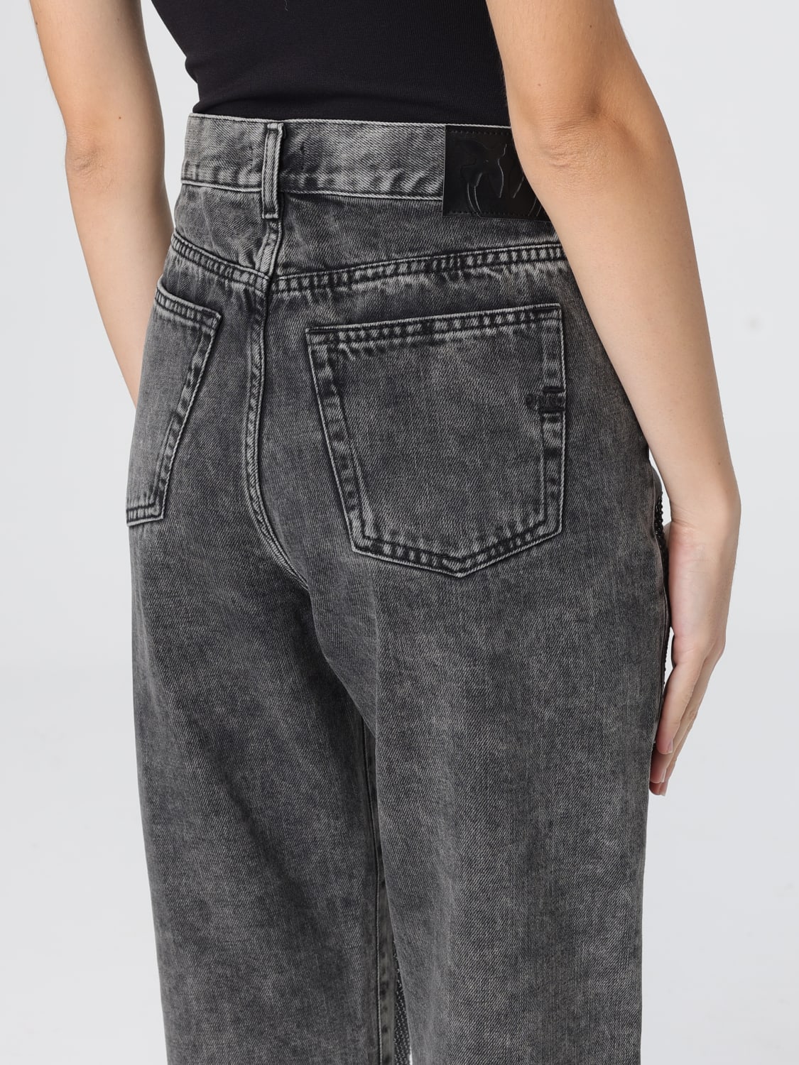 PINKO VAQUEROS: Vaquero mujer Pinko, Gris - Img 4