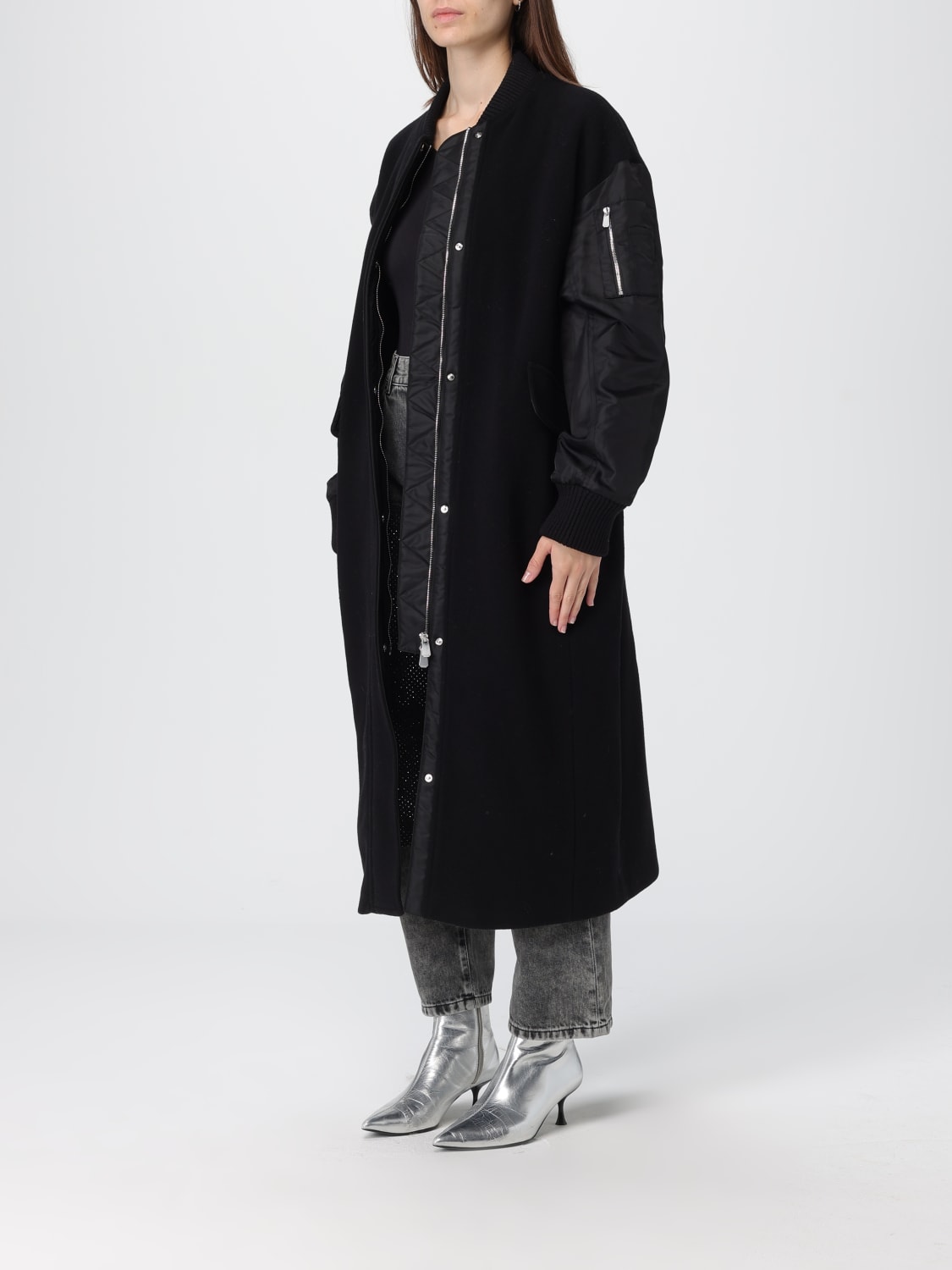 PINKO COAT: Coat woman Pinko, Black - Img 3