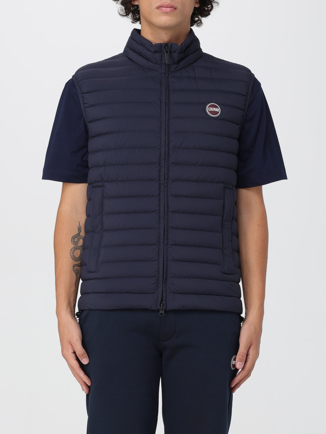 COLMAR SUIT VEST: Coat men Colmar, Blue - Img 1