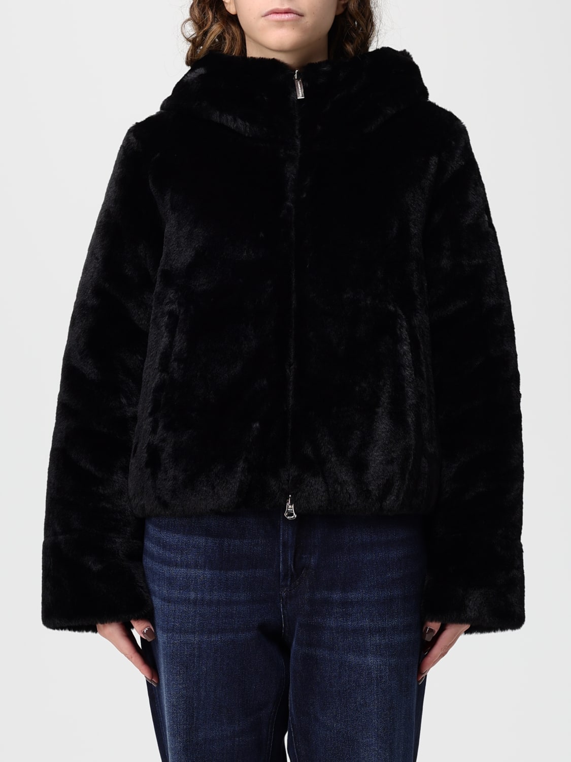 COLMAR ABRIGO DE PIEL: Abrigo mujer Colmar, Negro - Img 1