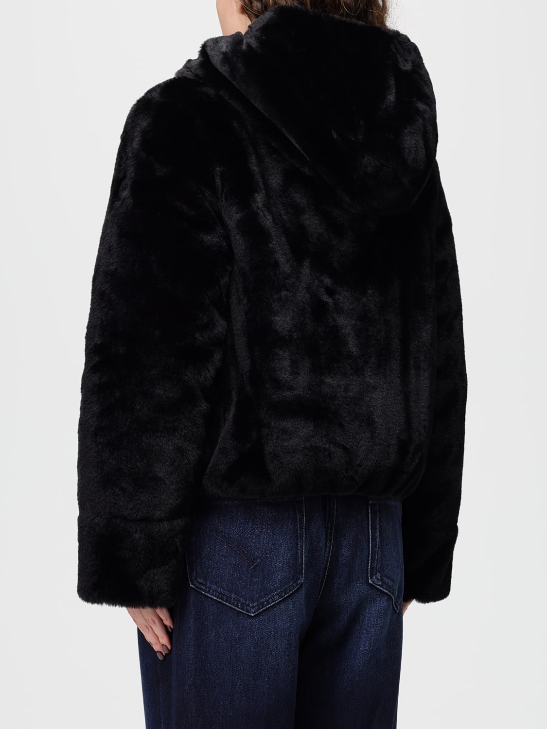 COLMAR ABRIGO DE PIEL: Abrigo mujer Colmar, Negro - Img 2