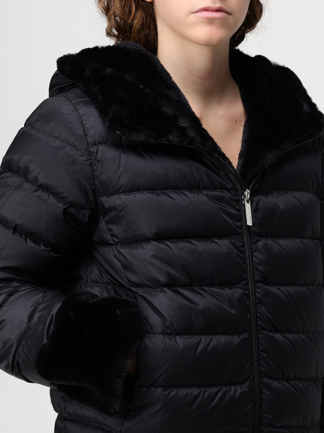 COLMAR ABRIGO DE PIEL: Abrigo mujer Colmar, Negro - Img 4