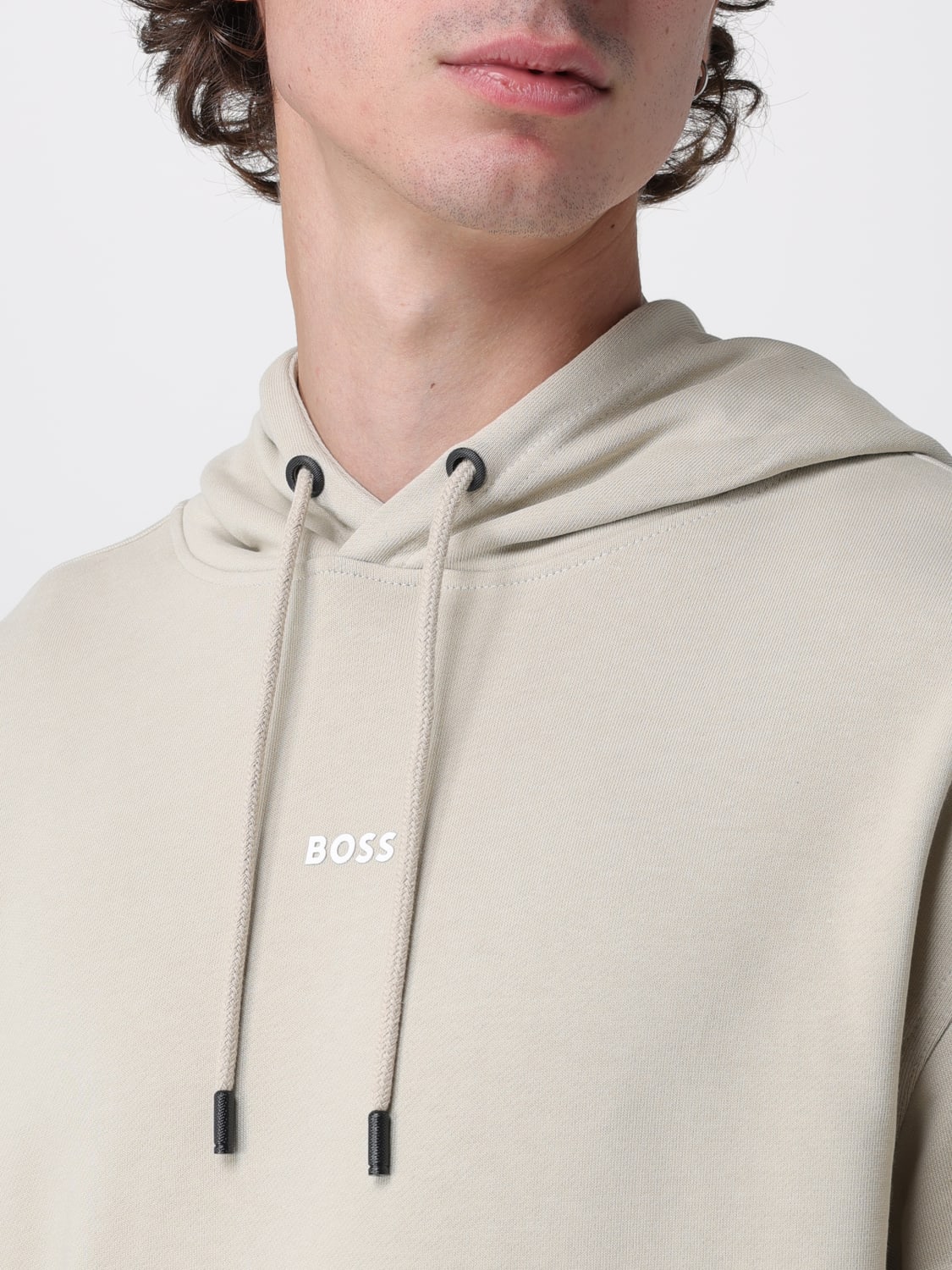 BOSS SWEATSHIRT: Sweatshirt men Boss, Beige - Img 3