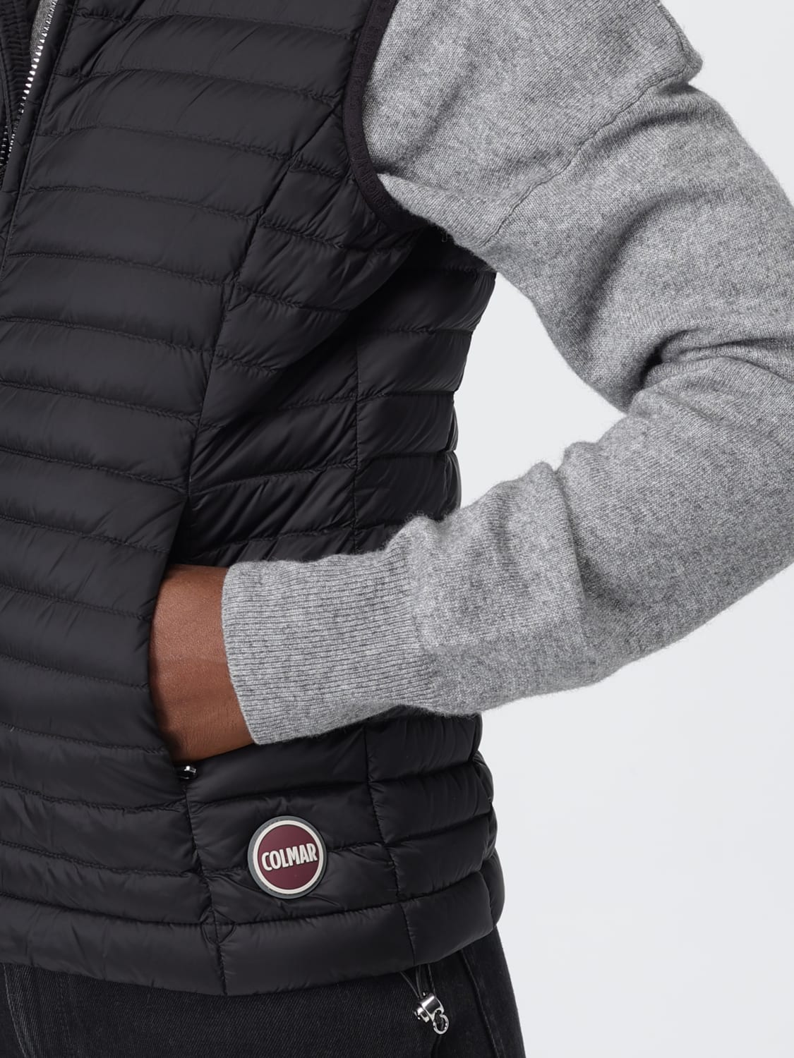 COLMAR WAISTCOAT: Coat woman Colmar, Black - Img 4