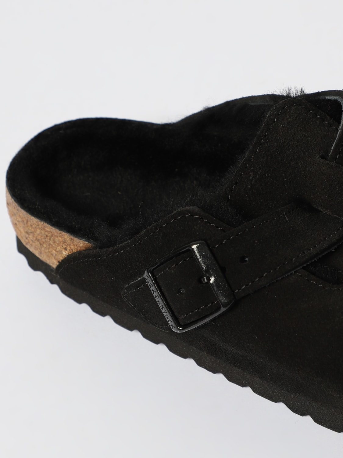 BIRKENSTOCK SHOES: Flat sandals woman Birkenstock, Black - Img 4