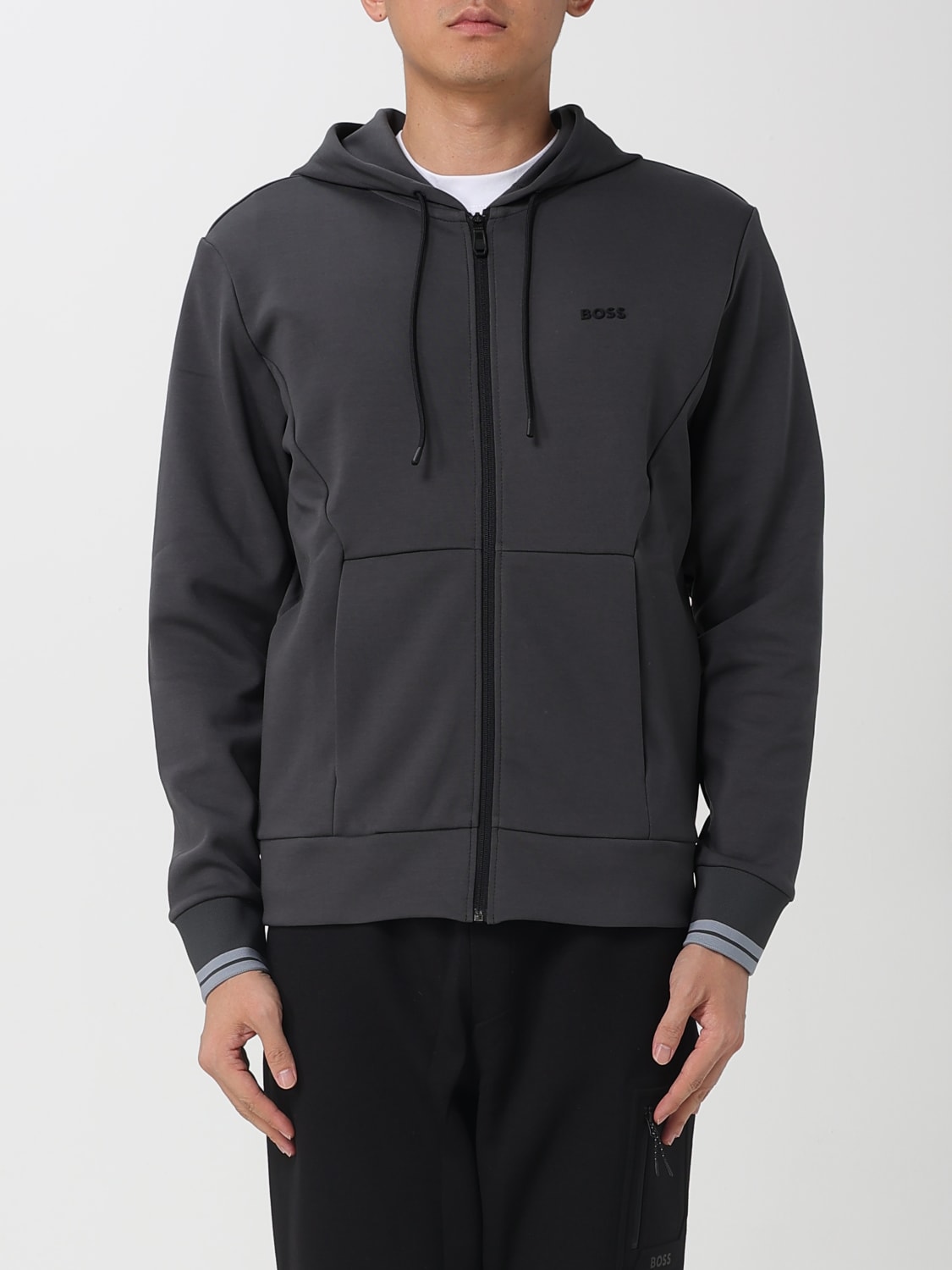 BOSS SWEATSHIRT: Sweater men Boss, Grey - Img 1