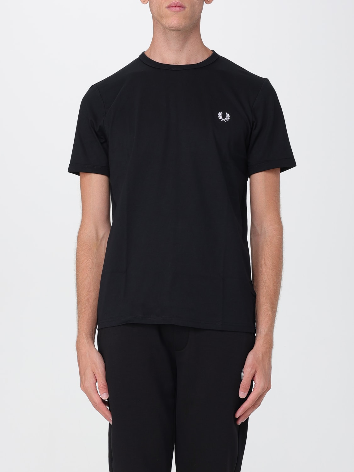 FRED PERRY T-SHIRT: T-shirt men Fred Perry, Black - Img 1