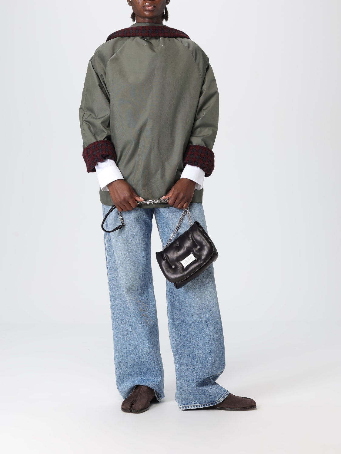 MAISON MARGIELA BORSA MINI: Borsa Glam Slam Small Maison Margiela in nappa capitonnè , Nero - Img 2