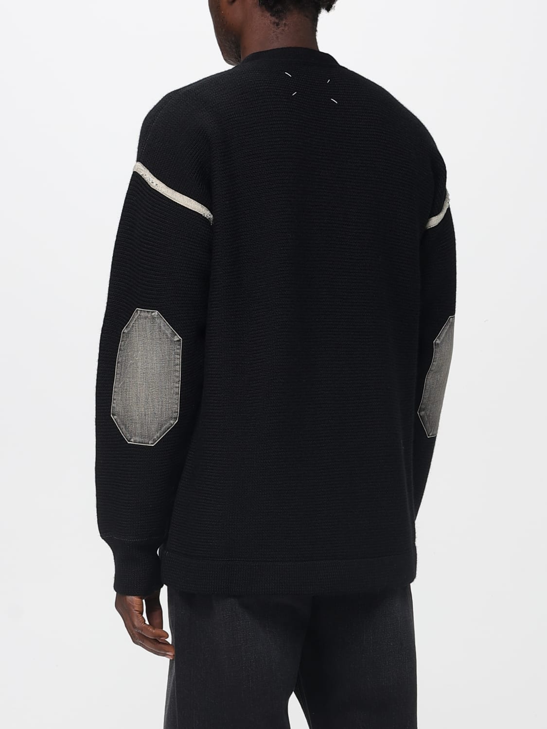 MAISON MARGIELA SWEATER: Cardigan men Maison Margiela, Black - Img 3