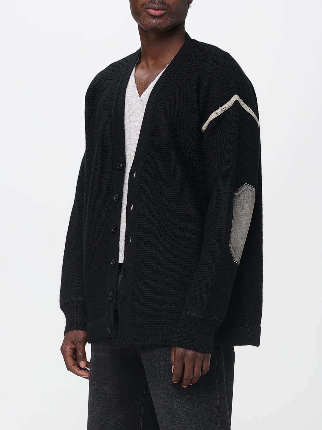 MAISON MARGIELA SWEATER: Cardigan men Maison Margiela, Black - Img 4