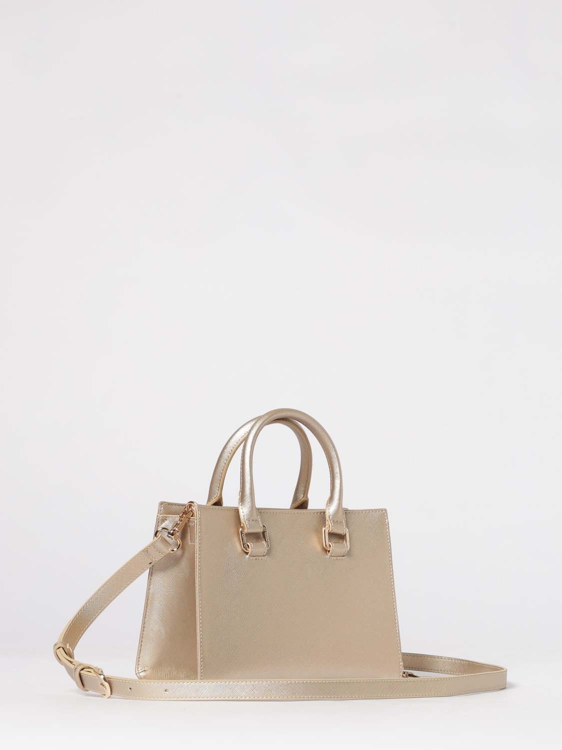 LIU JO BORSA MINI: Borsa Halona Liu Jo in pelle sintetica a grana, Oro - Img 2