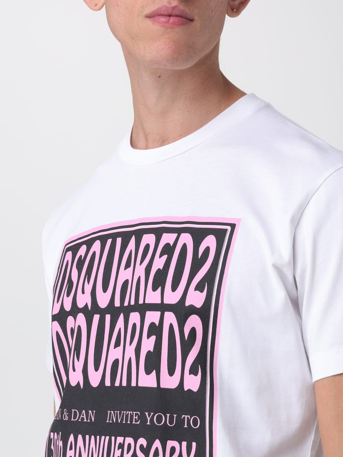 DSQUARED2 T-SHIRT: T-shirt men Dsquared2, White - Img 4