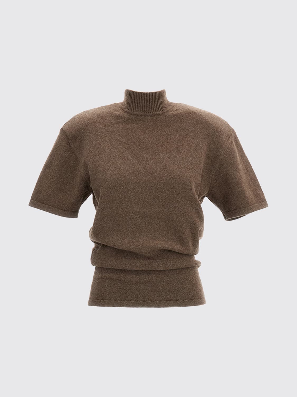 JACQUEMUS SWEATER: Sweater woman Jacquemus, Brown - Img 1