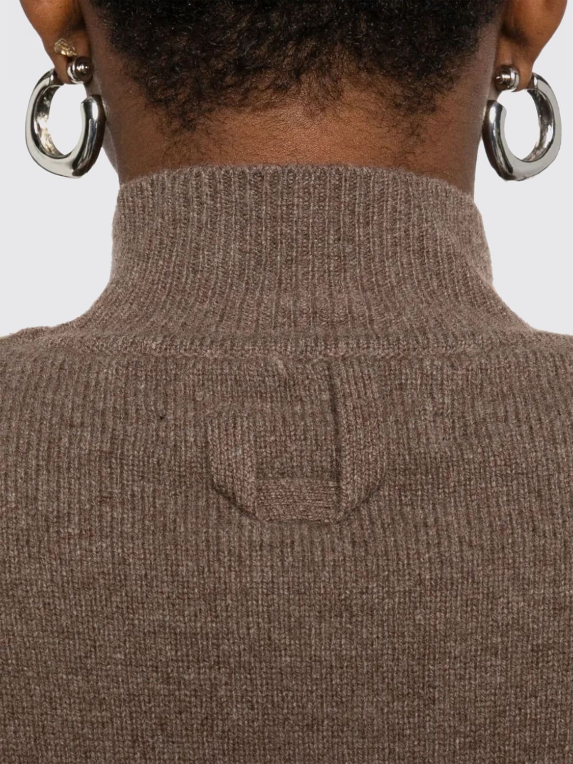 JACQUEMUS SWEATER: Sweater woman Jacquemus, Brown - Img 4