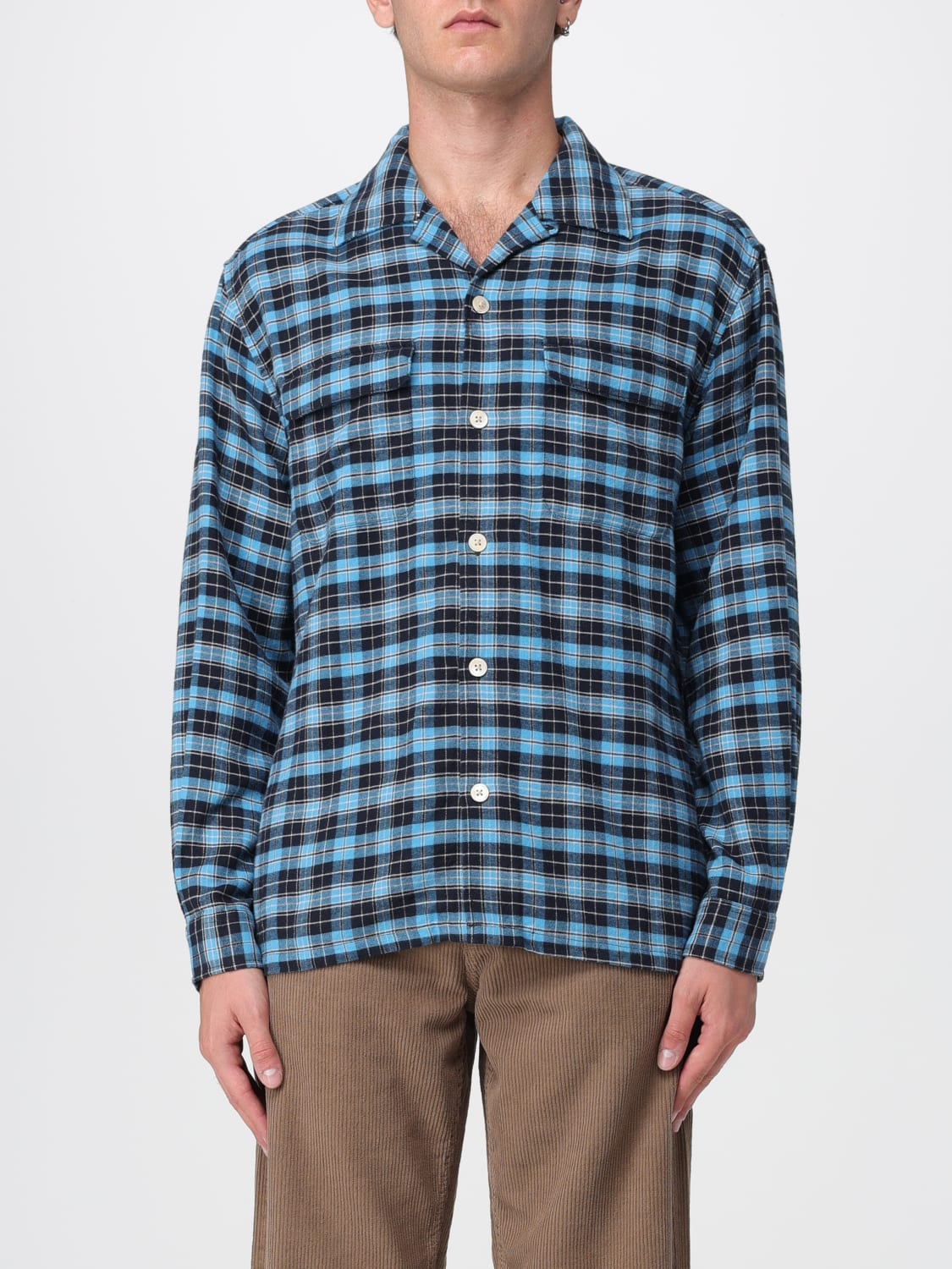 SUNFLOWER CAMISA: Camisa hombre Sunflower, Azul Oscuro - Img 1