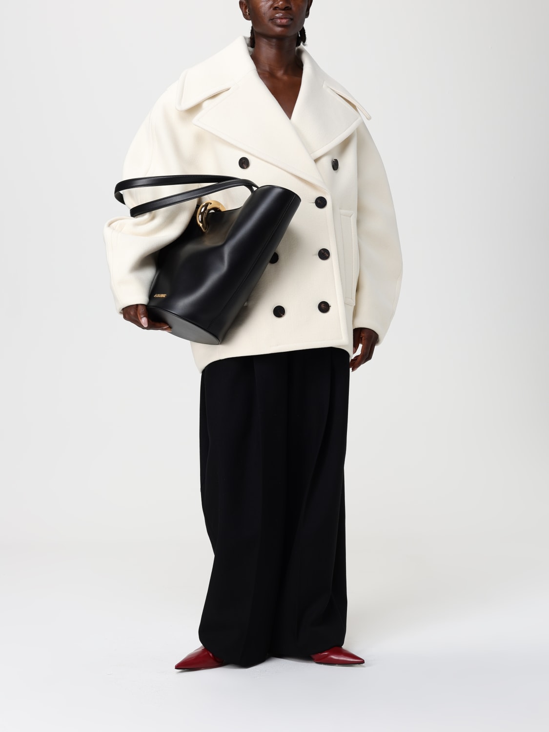JACQUEMUS COAT: Coat woman Jacquemus, White - Img 2