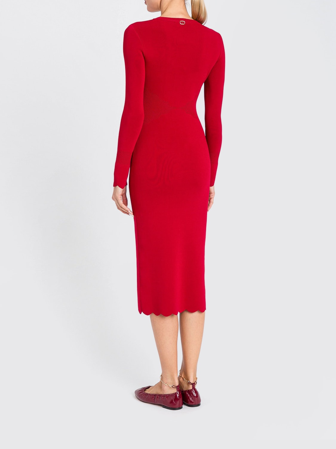 TWINSET ROBE: Robes femme Twinset, Rouge - Img 2