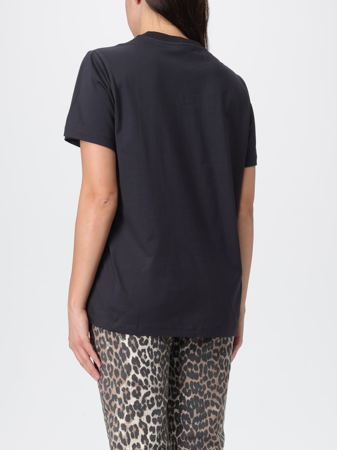 GANNI T-SHIRT: T-shirt woman Ganni, Grey - Img 3