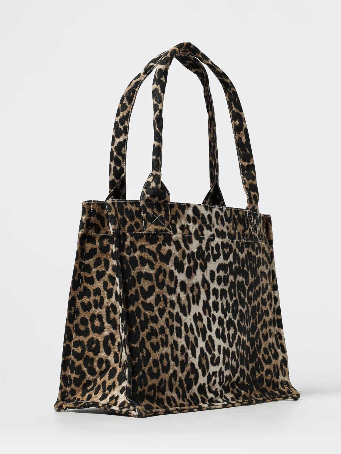 GANNI TRAGETASCHE: Schultertasche damen Ganni, Braun - Img 2