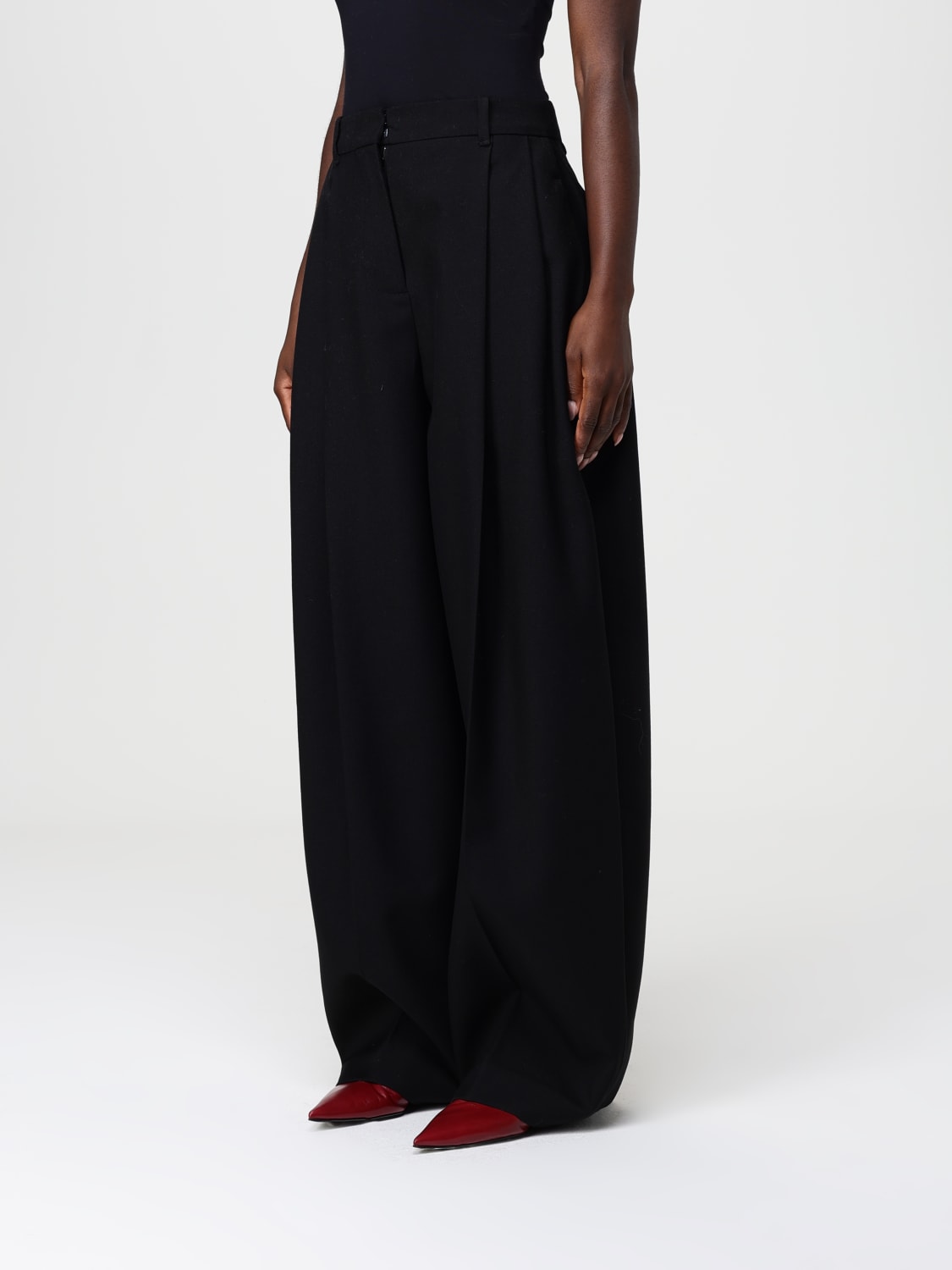 JACQUEMUS PANTS: Pants woman Jacquemus, Black - Img 4
