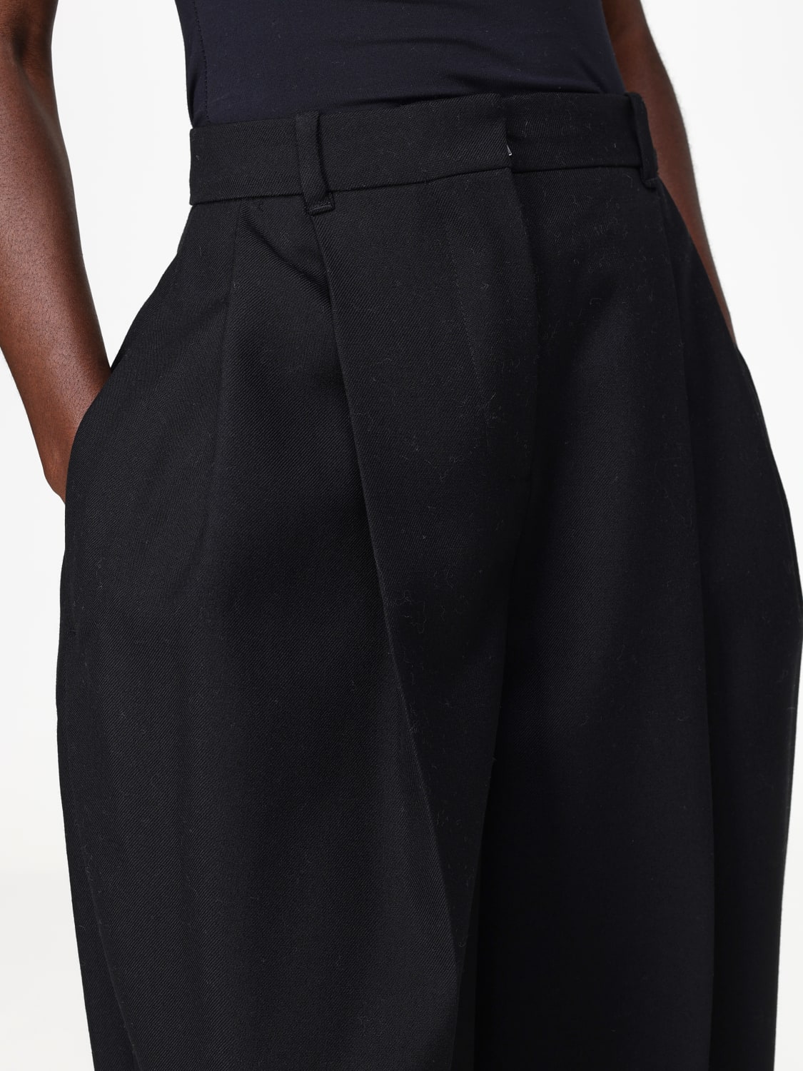 JACQUEMUS PANTS: Pants woman Jacquemus, Black - Img 5