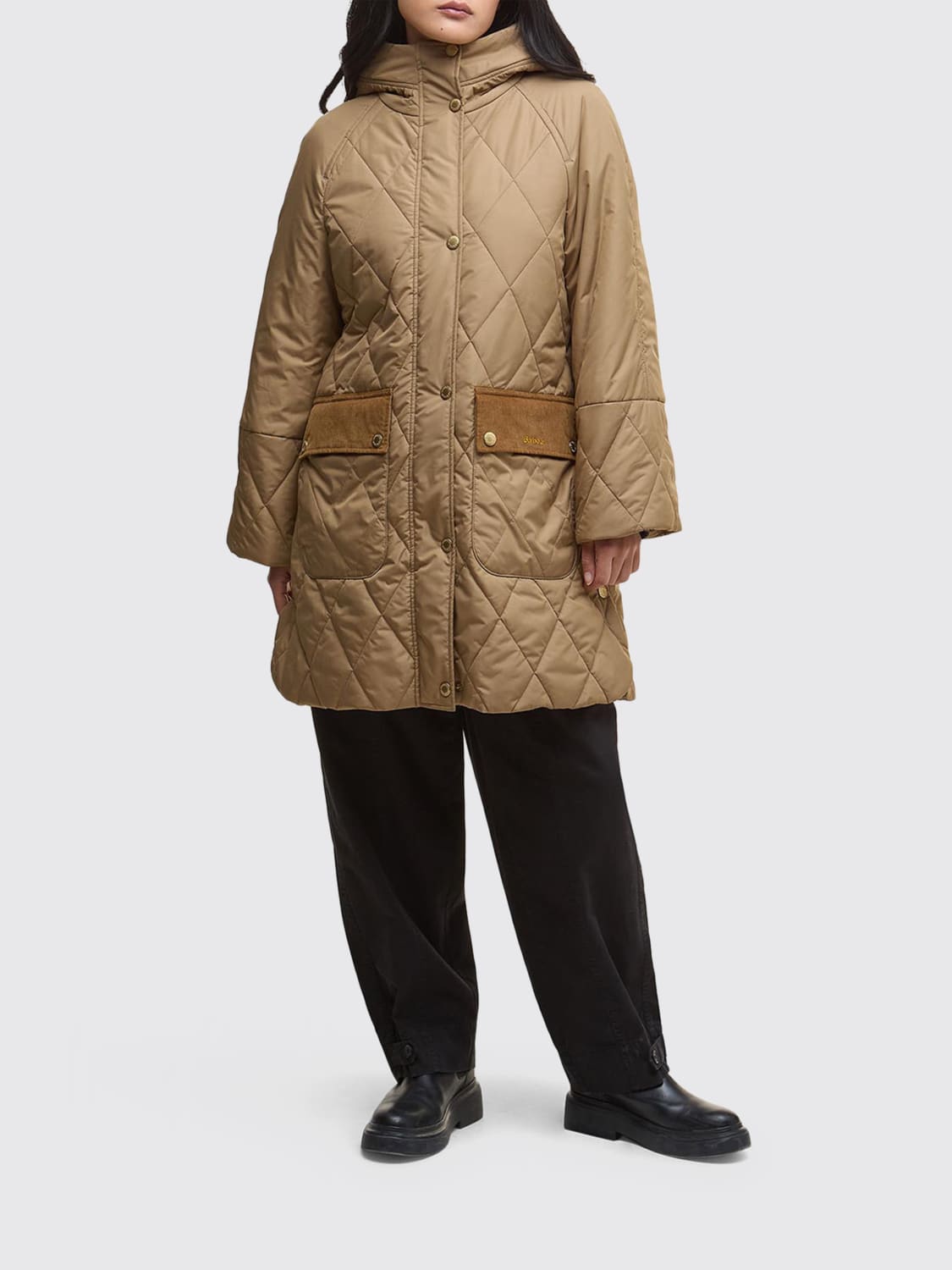 BARBOUR 外套: 外套 女士 Barbour, 米色 - Img 2