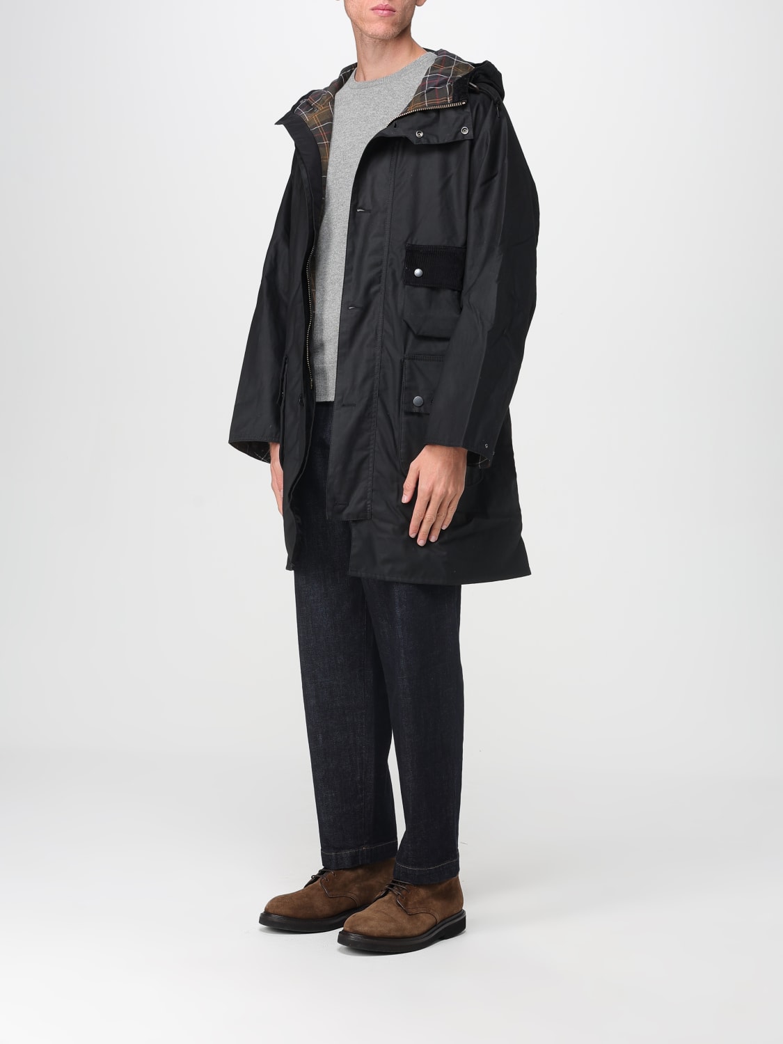 BARBOUR JACKET: Jacket men Barbour, Black - Img 3