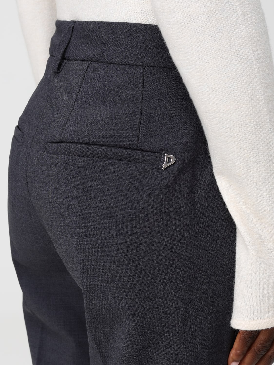 DONDUP PANTS: Pants woman Dondup, Grey - Img 3