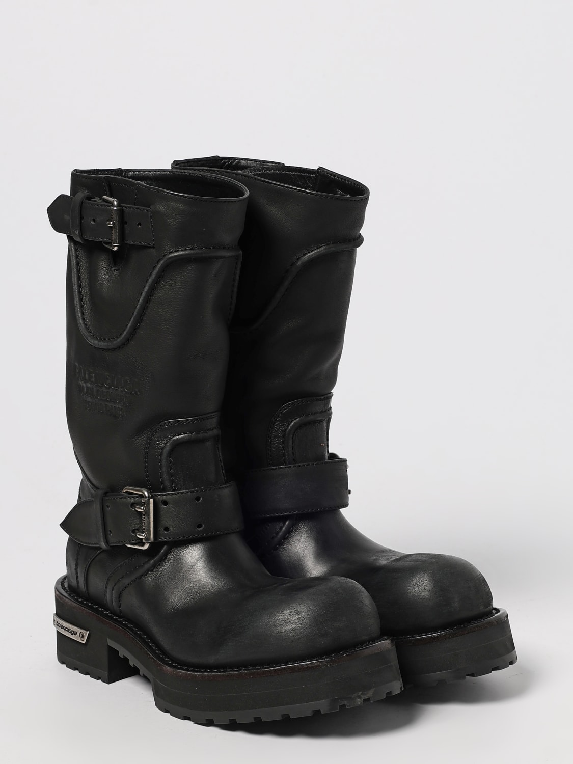 BALENCIAGA BOOTS: Boots woman Balenciaga, Black - Img 2