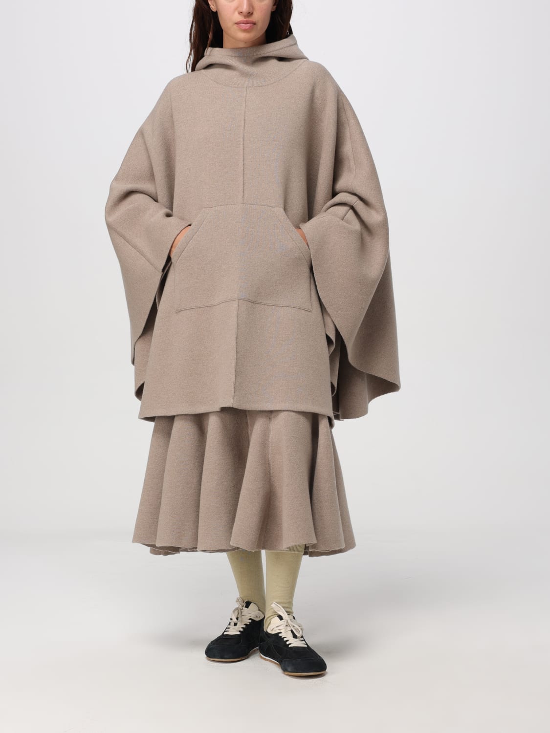BOTTEGA VENETA COAT: Coat woman Bottega Veneta, Beige - Img 2