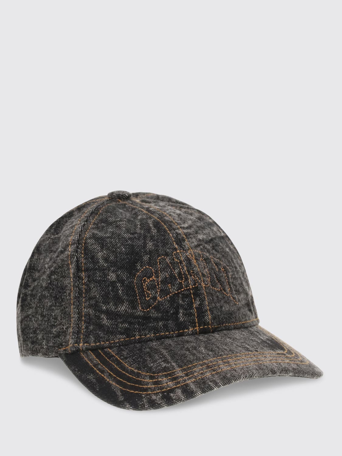 GANNI HAT: Hat woman Ganni, Black - Img 1