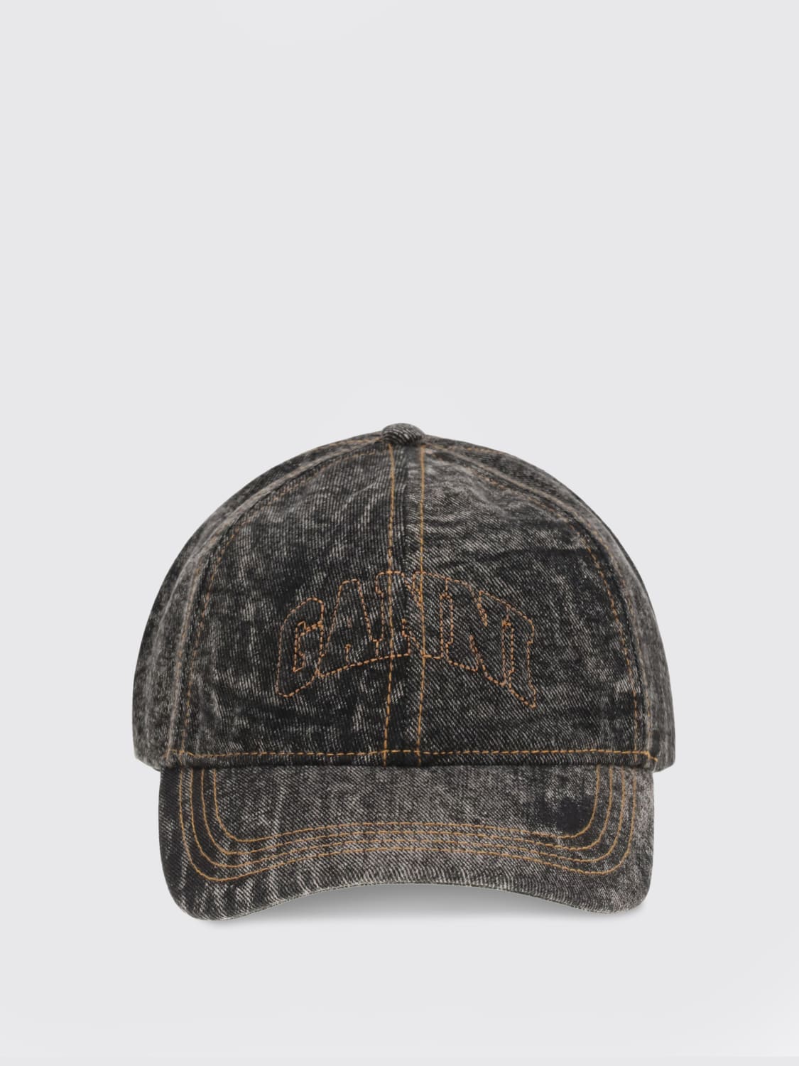 GANNI HAT: Hat woman Ganni, Black - Img 2