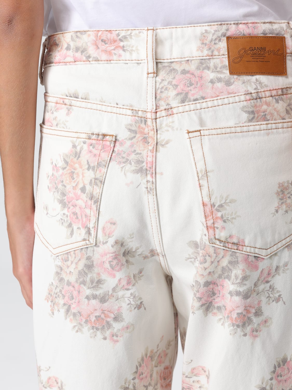 GANNI 청바지: 청바지 여성 Ganni, 그레이 - Img 4