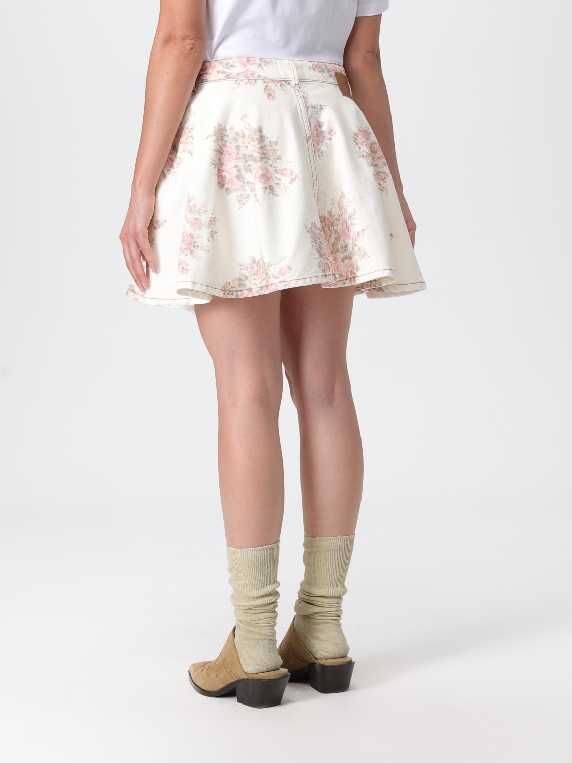 GANNI SKIRT: Skirt woman Ganni, Grey - Img 3