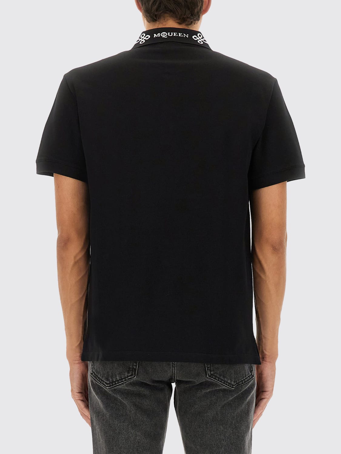 MCQUEEN POLO: Polo herren McQueen, Schwarz - Img 3