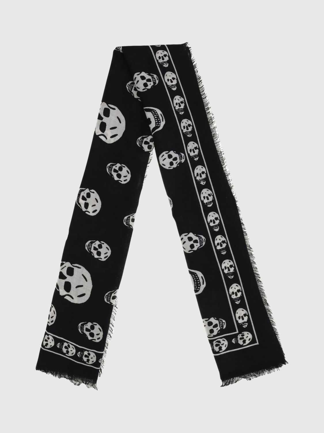 MCQUEEN スカーフ: スカーフ レディース McQueen, ブラック - Img 2