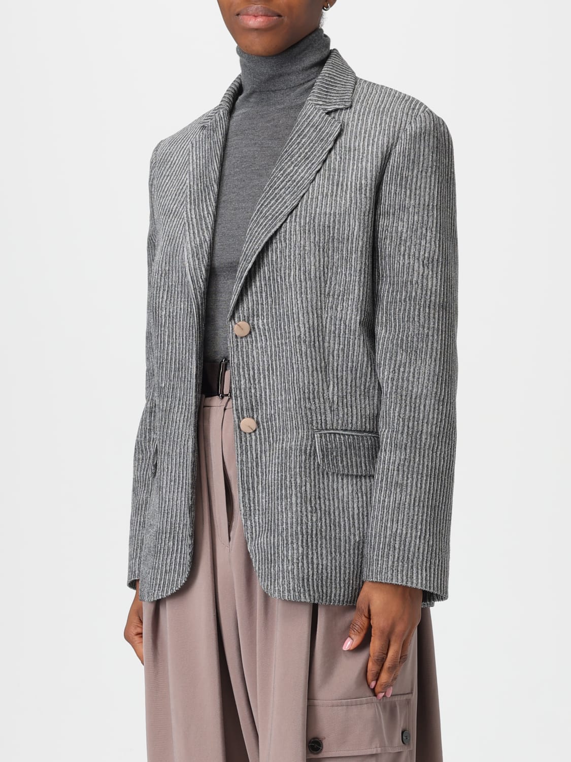 ALYSI JACKE: Blazer damen Alysi, Grau - Img 3