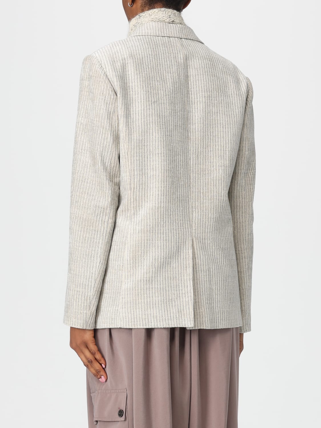 ALYSI VESTE: Blazer femme Alysi, Perle - Img 2