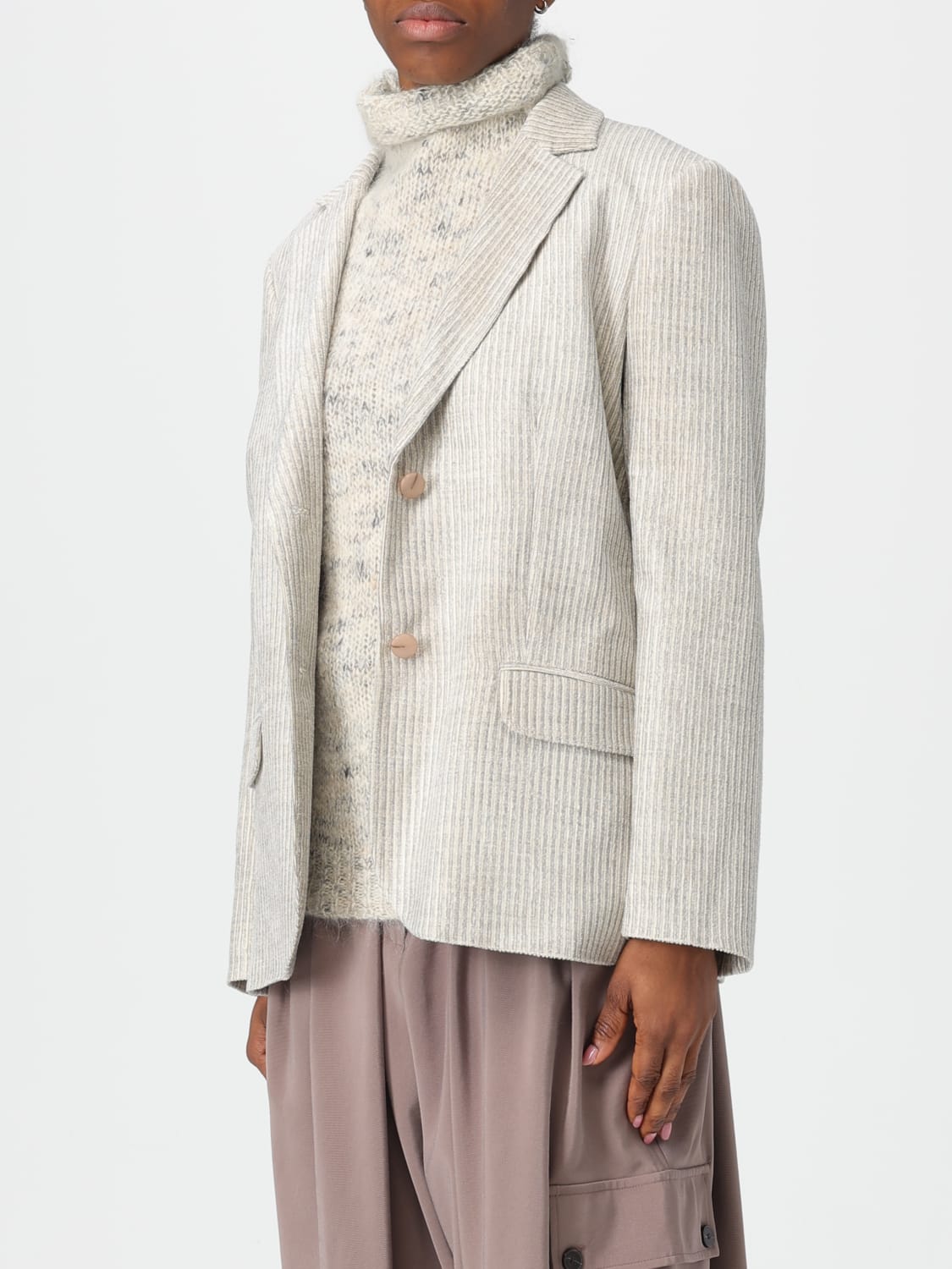 ALYSI VESTE: Blazer femme Alysi, Perle - Img 3