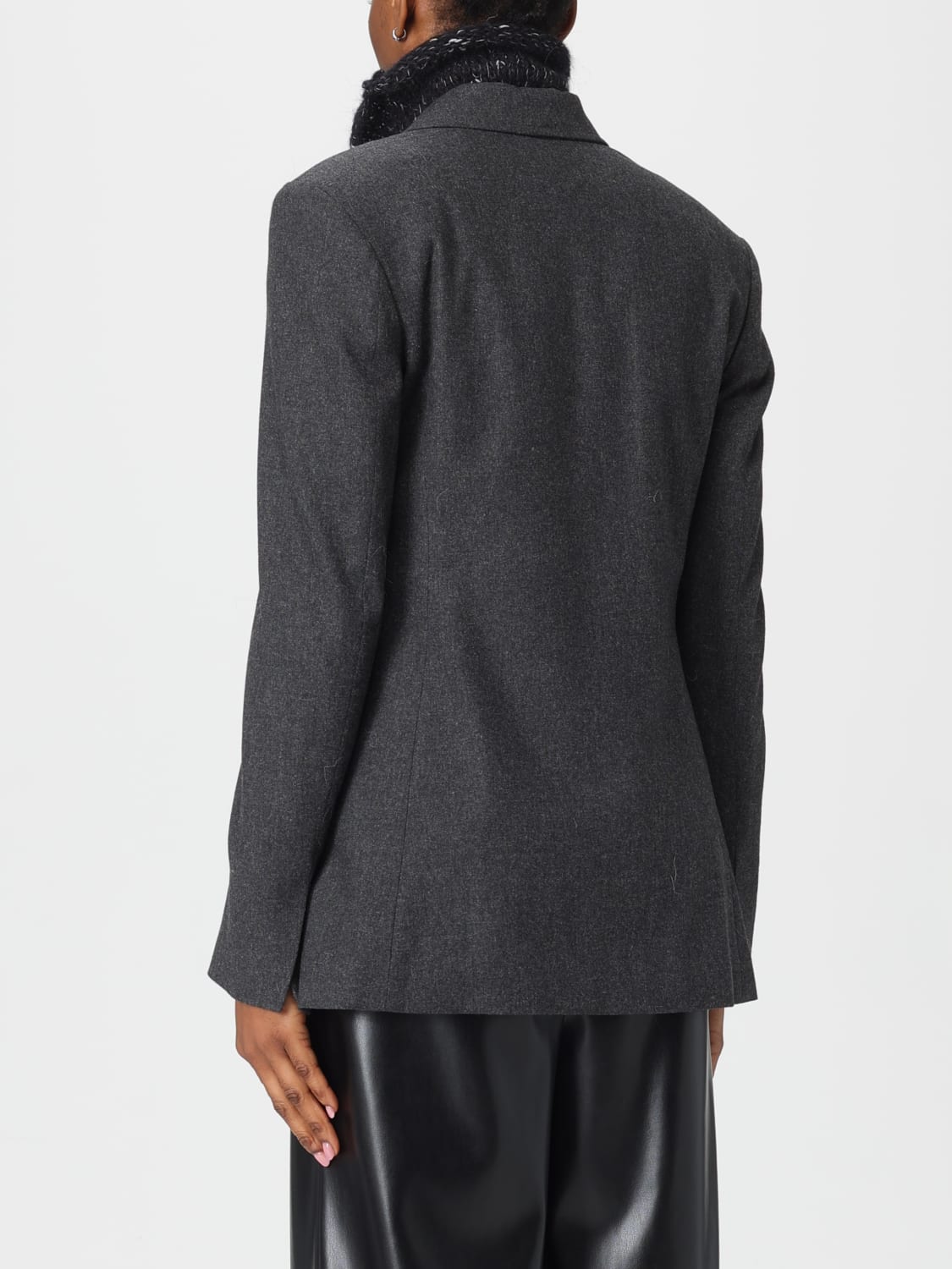 ALYSI JACKET: Blazer woman Alysi, Grey - Img 2