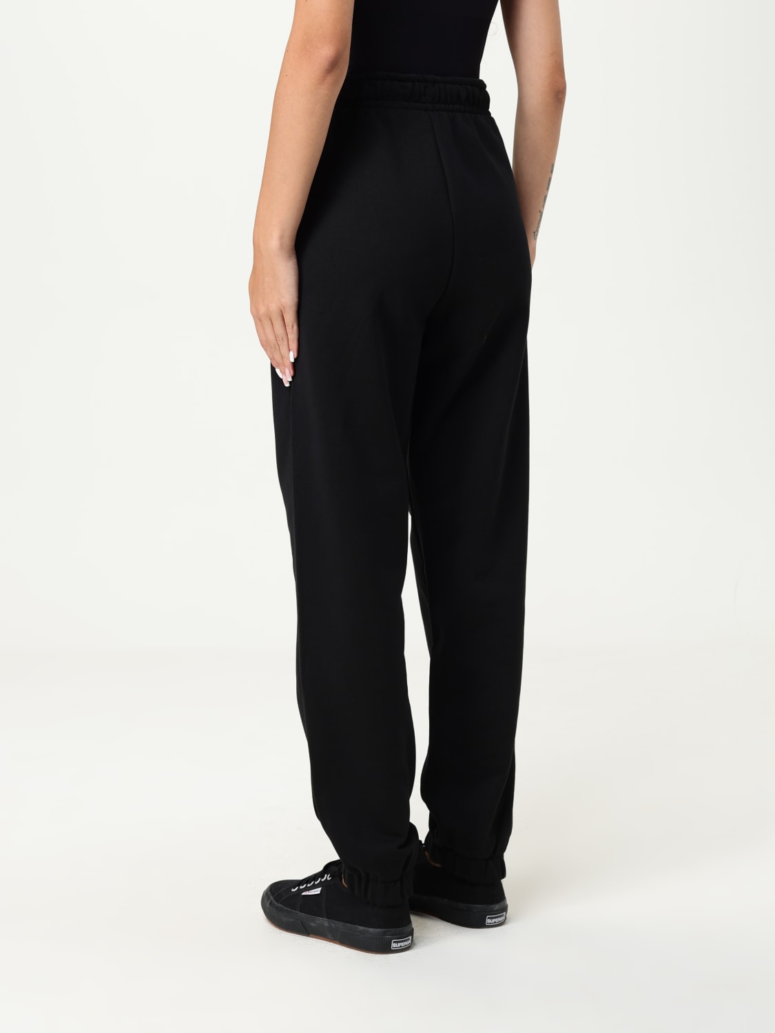 LACOSTE PANTS: Pants woman Lacoste, Black - Img 2