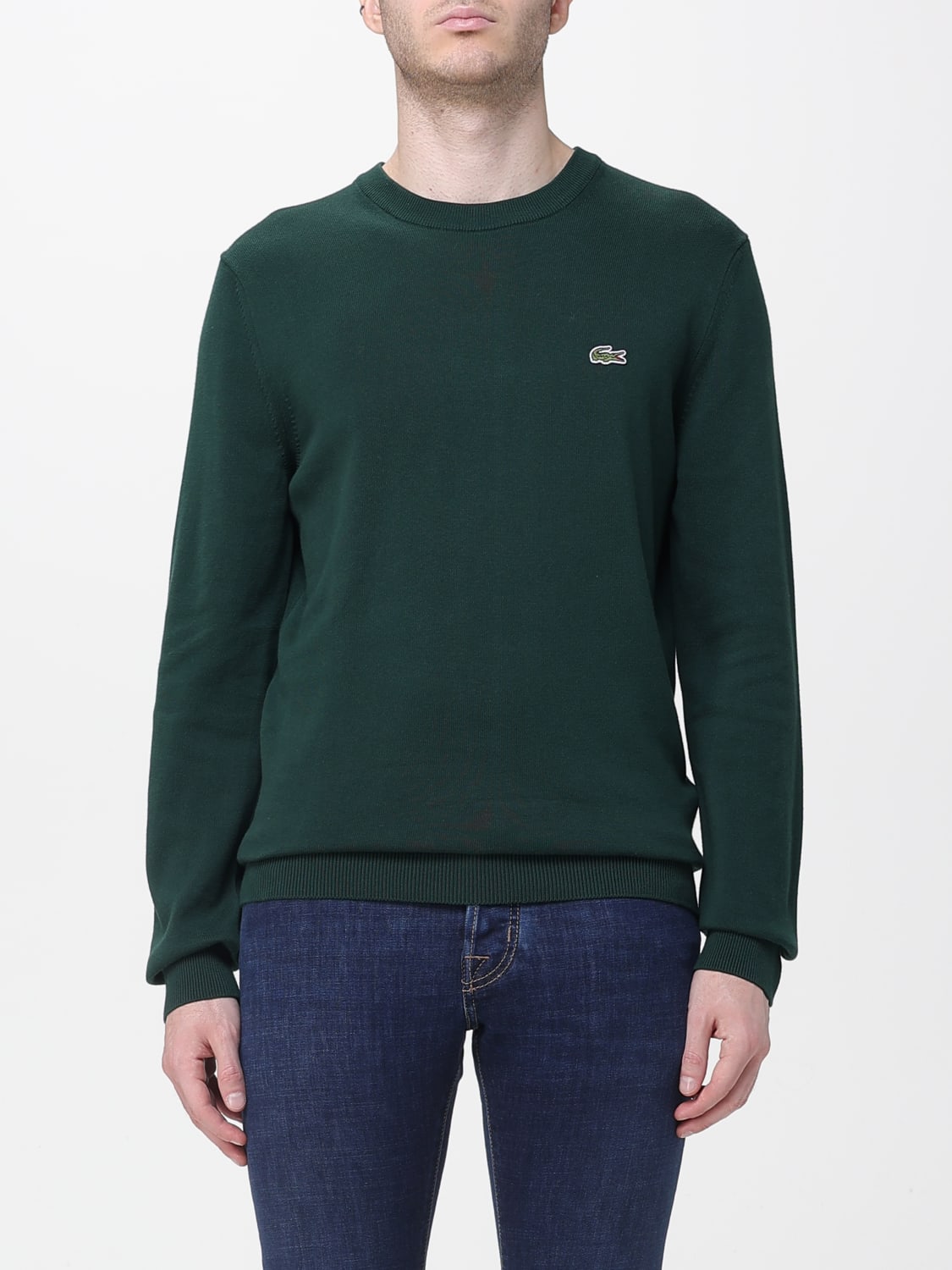LACOSTE SWEATER: Sweater men Lacoste, Green - Img 1
